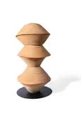 One beside the other by Herbert Golser, 2010, Wood, sold Jan 2026