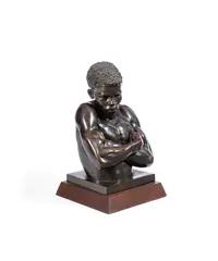 A bronze figure 'shangaan' by Anton van Wouw, 1907, BRONZE, sold Jan 2026