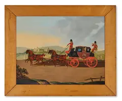 The london to brighton mail coach by Tc Cooper, 1811, Oil on panel, sold Jan 2026