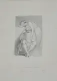 Oedipus and antigone by John Flaxman R.a., Pencil, pen and grey ink, grey wash, sold Jan 2026