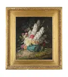 Night blowing stock by William Jabez Muckley, Oil on canvas, sold Jan 2026