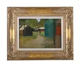 Figures in a park by Luigi Loir, Oil on canvas, sold Jan 2026