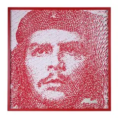Che guevara (mickey mouse) by David Mach, oil, sold Jan 2026