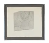 Turkish sundial and column by Ben Nicholson, Etching, sold Jan 2026