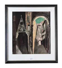 Death in venice iii by John Piper, screenprint, sold Jan 2026