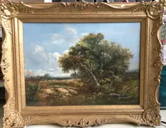 Untitled by Joseph Thors, oil on canvas, sold Nov 2021