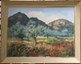 Untitled by Kay Robson, oil on canvas, sold Nov 2021