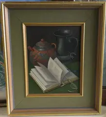 Untitled by George J Bailey, oil on canvas, sold Nov 2021