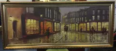 Untitled by John Bampfield, oil on canvas, sold Nov 2021