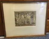 Untitled by Arthur Ernest Vokes, watercolour, sold Nov 2021