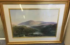 Untitled by Lennard Lewis, watercolour, sold Nov 2021