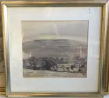 Untitled by Frederick Lawson, 1928, watercolour, sold Nov 2021