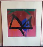 RA (British, 1934-2011): A framed an by John Hoyland, print (other), sold Mar 2020