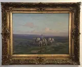 Untitled by Clément Quinton, oil on canvas, sold Nov 2019