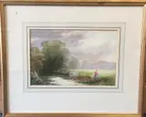 Untitled by Thomas Dingle Jr, watercolour, sold Nov 2019