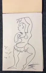 Untitled by Brian Grimwood, drawing, sold Nov 2019