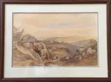 Untitled by Philip Mitchell, watercolour, sold Aug 2019