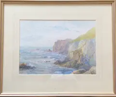 Untitled by William Henry Hall, watercolour, sold Aug 2019