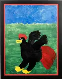 Rooster by J. T. McCord, Acrylic on Board, sold Jun 2023
