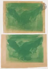 Avec Delacroix, en Chine by Pierre Buraglio, 2001, Monotype, sold Oct 2026