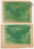 Avec Delacroix, en Chine by Pierre Buraglio, 2001, Monotype, sold Oct 2026