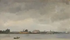 L'entrée du port de Copenhague by Emanuel Larsen, Toile marouflée sur carton, sold Oct 2026