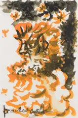 Guerrier by Jean Lurçat, vers 1960, Gouache, sold Sep 2026