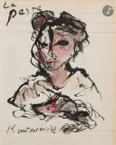 La peste by Serge Kantorowicz, Encre et aquarelle, sold Sep 2026