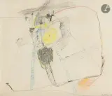 Sans titre by Albert Bitran, 1966, Pastel et crayon sur papier, sold Sep 2026