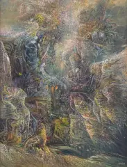 Composition, vers 1980-1990 by Marc Janson, Gouache et aquarelle sur papier, sold Sep 2026