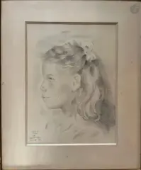 dite MARIETTE LYDIS Étude de Mimi by Mariette Ronsperger, 1946, Crayon noir sur papier, sold Sep 2026