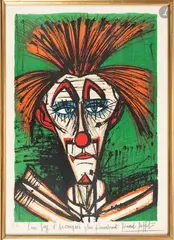 Clown by Bernard Buffet, Lithographie, sold Sep 2026