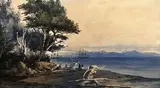 Vue du port Famine (Patagonie) by Ernest Goupil, Aquarelle gouachée, sold Jun 2026