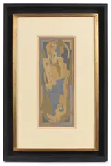 Hommage à Albert Gleize by Albert Coste, 1950, Gouache signée et datée, sold Jun 2026