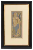 Hommage à Albert Gleize by Albert Coste, 1950, Gouache signée et datée, sold Jun 2026