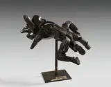 Sortie dans l'espace by Jean Claeys, Épreuve en bronze à patine brune, sold Jun 2026