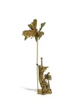 La Mite et la Flamme by Salvador Dalí, Épreuve en bronze doré Signée en bas et numérotée, sold Oct 2025