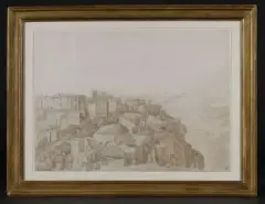 Vue de Tivoli by Jean-Thomas Thibault, Lavis brun sur traits de crayon noir, sold Sep 2026