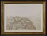 Vue de Tivoli by Jean-Thomas Thibault, Lavis brun sur traits de crayon noir, sold Sep 2026