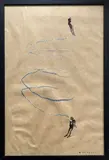 Sans titre by Bernard Quesniaux, Pastel et collage sur papier signé en bas à droite, sold Sep 2026