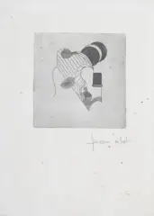 Sans titre by Jean Dols, Eau-forte signée au crayon en bas à droite, sold Sep 2026
