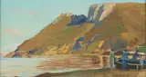 Rose-ville et Santa Cruz Mers el-Kébir by Roger Chapelet, Gouache Signée en bas à droite et titrée au revers, sold Jun 2026