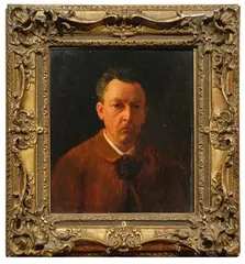 Portrait d’homme by Victor Lecomte, Panneau, sold Apr 2026