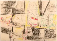 L'Attention by Roberto Matta, Crayon gras et graphite sur papier, sold Jun 2026
