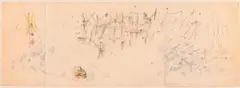 An Outlook into by Roberto Matta, Crayon et pastels de couleur sur papier, sold Jun 2026