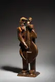 Le contrebassiste by Donald Laborie, Bronze patiné, sold Jun 2026