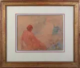 Baigneuse by Gabriel Griffon, Aquarelle signée en bas à gauche, sold Jun 2026