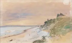 Honfleur by Johan Jongkind, 1863, Aquarelle, sold Mar 2026