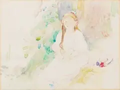 Fillette by Berthe Morisot, Aquarelle, sold Mar 2026