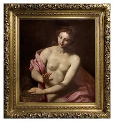 Cléopâtre by Simone Cantarini, Toile, sold Mar 2026